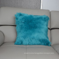 Decorative New Luxury Series Merino Style Off-White Fur Throw Pillow Case Cushion Cover Pillow Covers for Bed